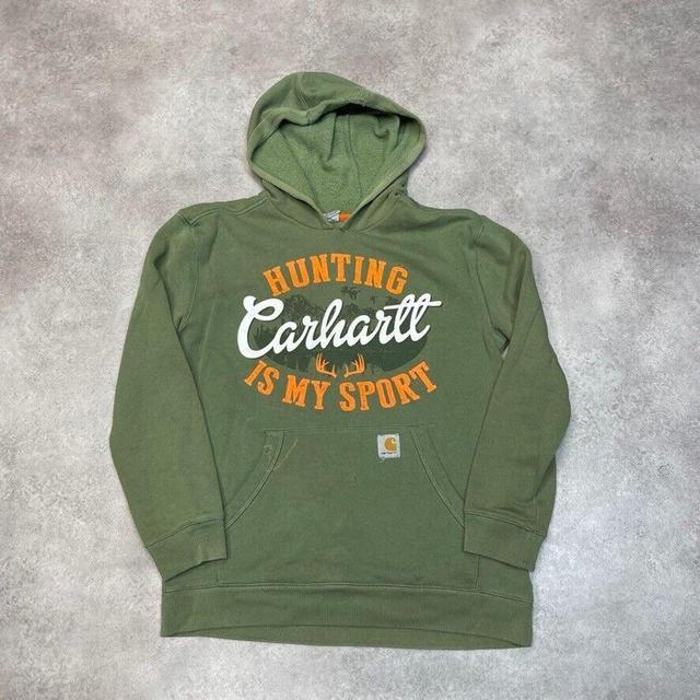 Carhartt Kids' Hoodie - Green - One size on Productcaster.