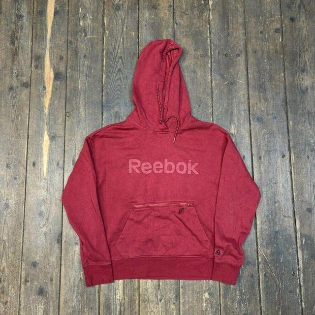 Reebok Women's Hoodie - Red - S on Productcaster.