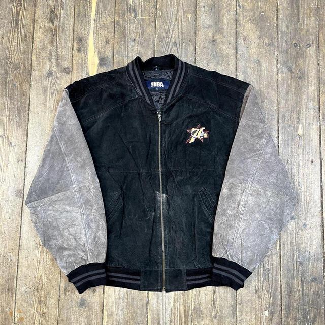 NBA Men's Bomber Jacket - Black - XL on Productcaster.