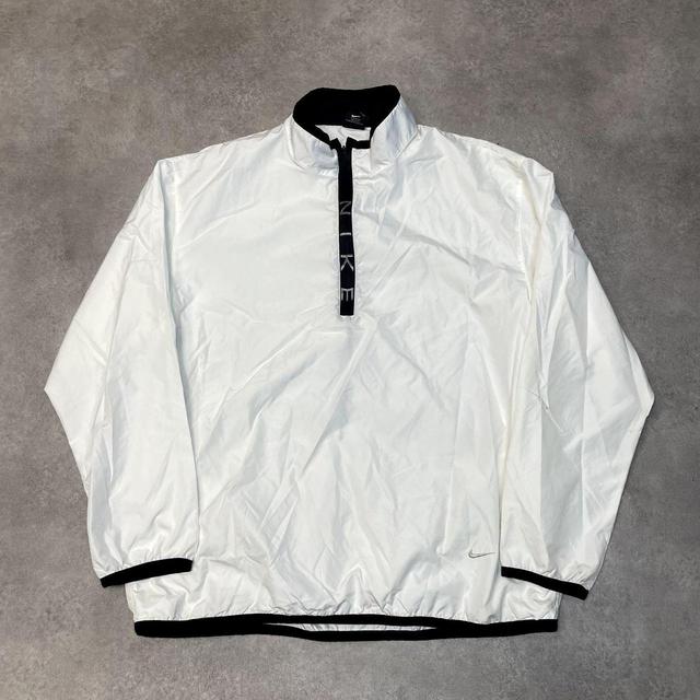 Nike Men's Windbreaker Jacket - White - L on Productcaster.