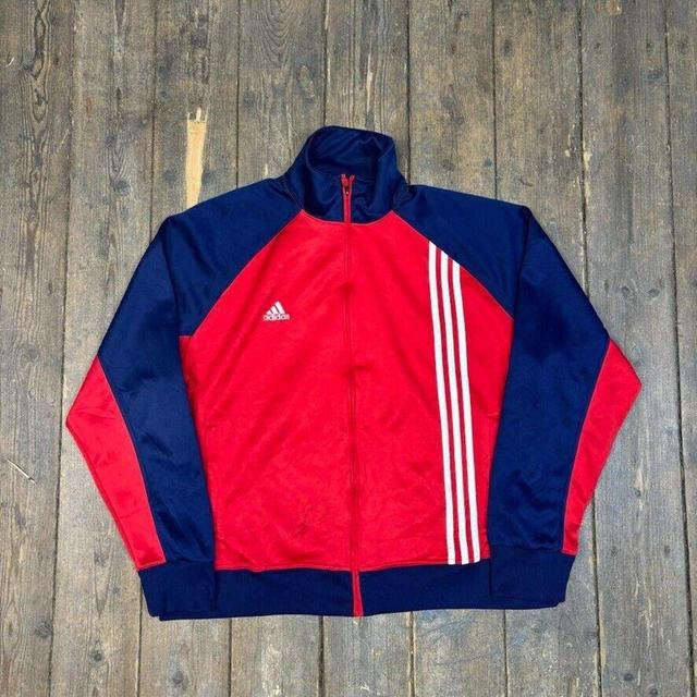 Adidas Men's Windbreaker Jacket - Red - XL on Productcaster.