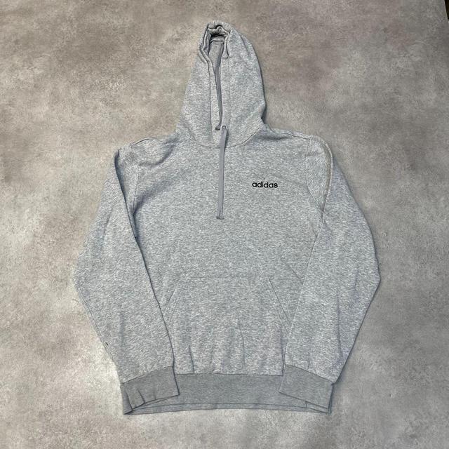 Adidas Men's Hoodie - Grey - M on Productcaster.