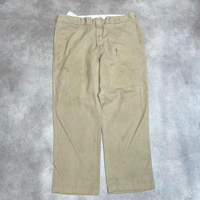 Dickies Men's Straight leg Cargo Trousers - Tan - 40" on Productcaster.