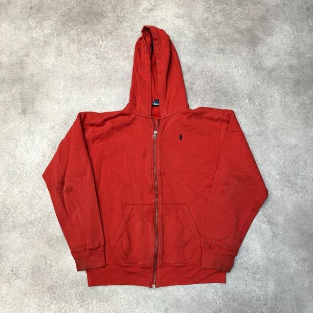 Polo Ralph Lauren Women's Hoodie - Red - L on Productcaster.