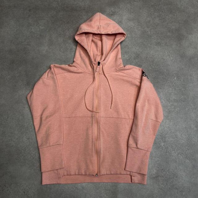 Adidas Women's Hoodie - Pink - S on Productcaster.