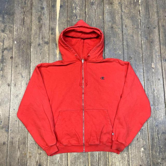 Champion Men's Hoodie - Red - XL on Productcaster.