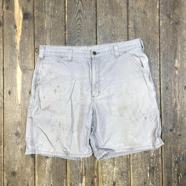 Carhartt Men's Shorts - Grey - 36" on Productcaster.