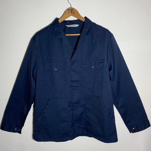 Vintage Men's Shirt - Navy - M on Productcaster.