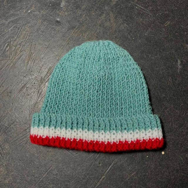 Vintage Men's Hat - Blue/Red on Productcaster.