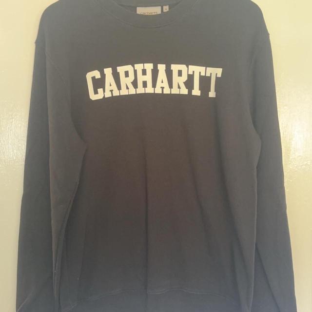 Carhartt WIP Men's Sweatshirt - Black - M on Productcaster.