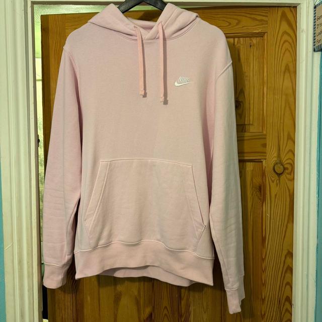 Nike Men's Hoodie - Pink - S on Productcaster.