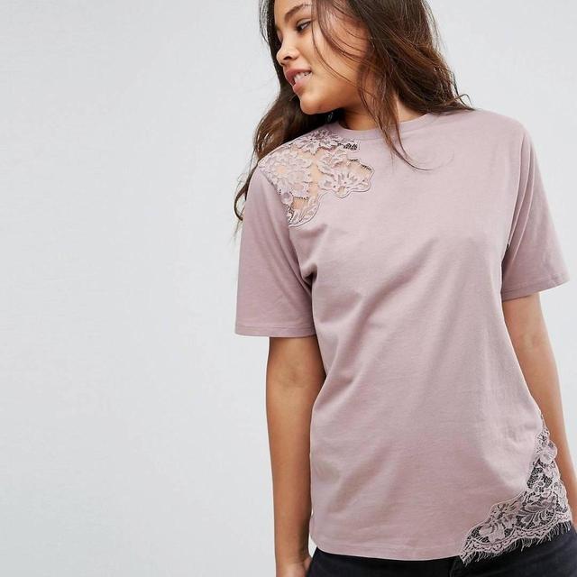 ASOS Women's T-shirt - Pink - 8 on Productcaster.