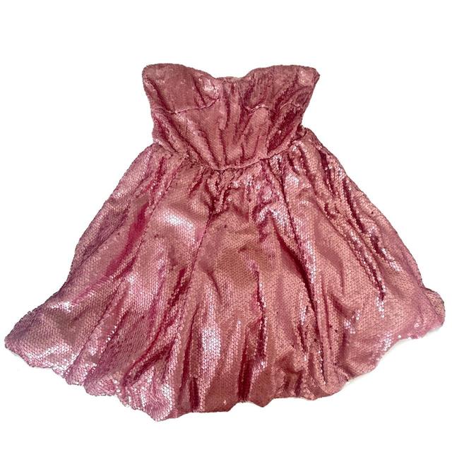 Nasty Gal Women's Dress - Pink/Silver - 10 on Productcaster.