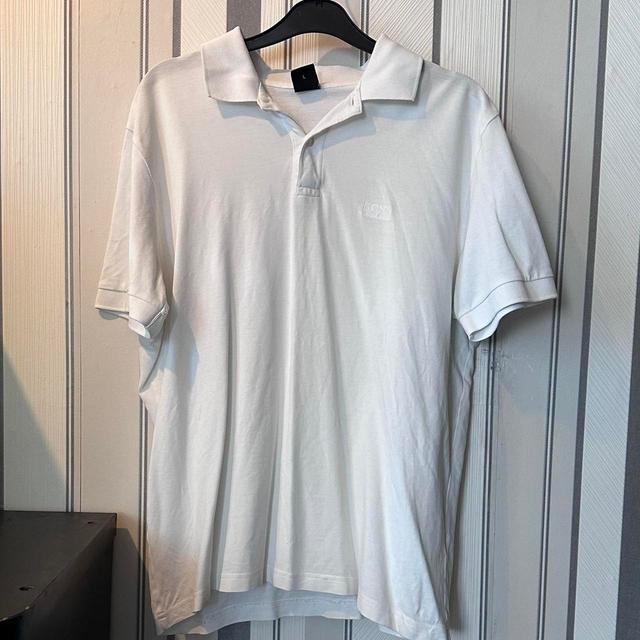 Hugo Boss Men's Polo shirt - White - L on Productcaster.