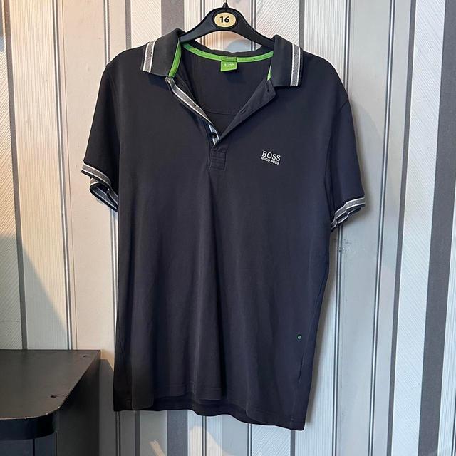 Hugo Boss Men's Polo shirt - Navy - S on Productcaster.