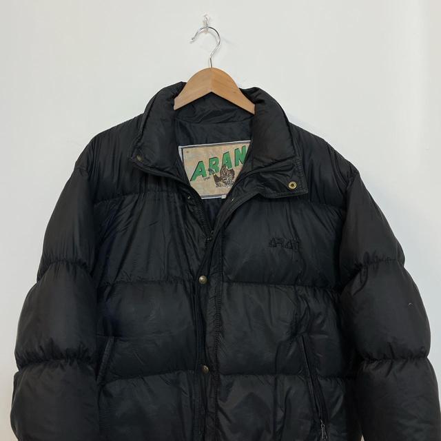 Aran Traditions Men's Puffer Jacket - Black - S on Productcaster.