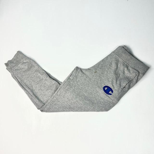 Champion Men's Sweatpants - Grey/Blue - L on Productcaster.