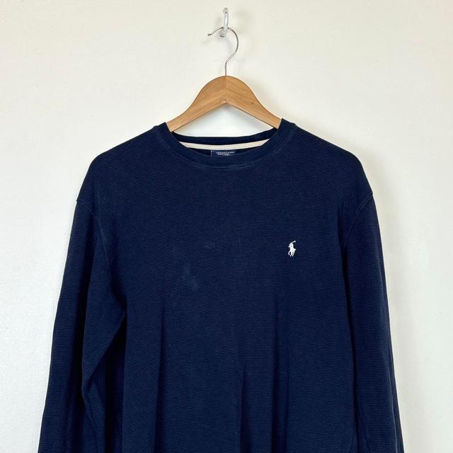 Ralph Lauren Men's Jumper - Blue - M on Productcaster.