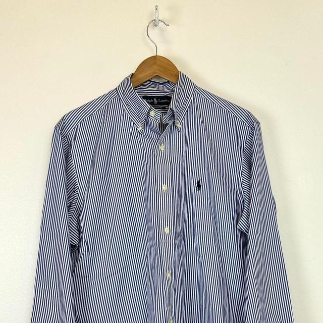 Ralph Lauren Men's Shirt - Blue - L on Productcaster.