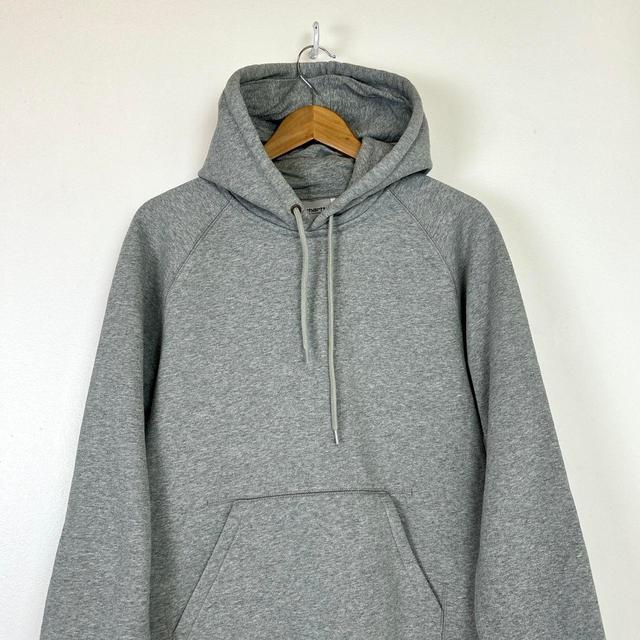 Carhartt Men's Hoodie - Grey - S on Productcaster.