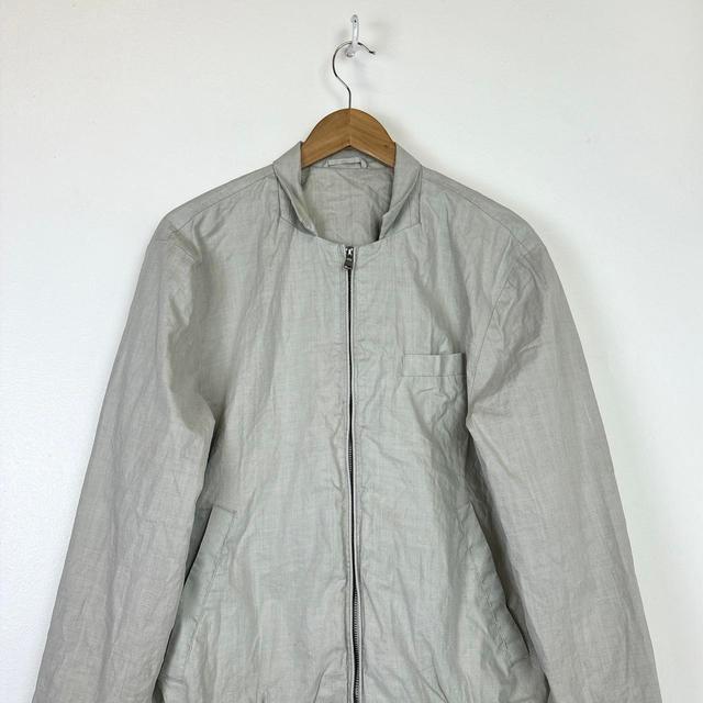 DKNY Men's Bomber Jacket - Grey - M on Productcaster.