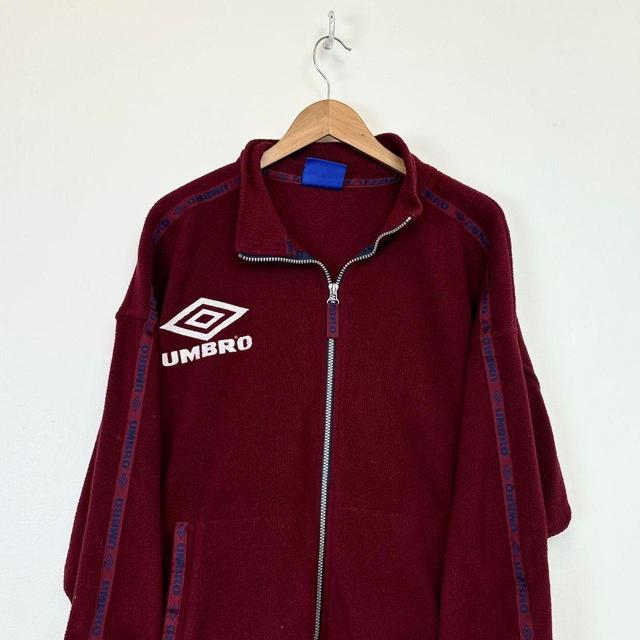 Umbro Men's Jacket - Burgundy/Red - M on Productcaster.