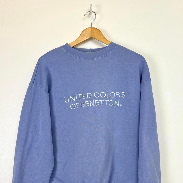 United Colors of Benetton Men's Sweatshirt - Blue - S on Productcaster.