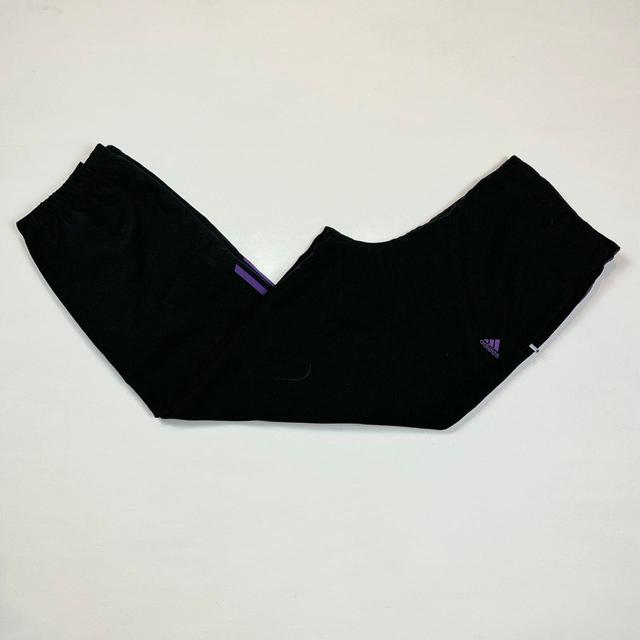 Adidas Women's Sweatpants - Black/Purple - UK 16 on Productcaster.