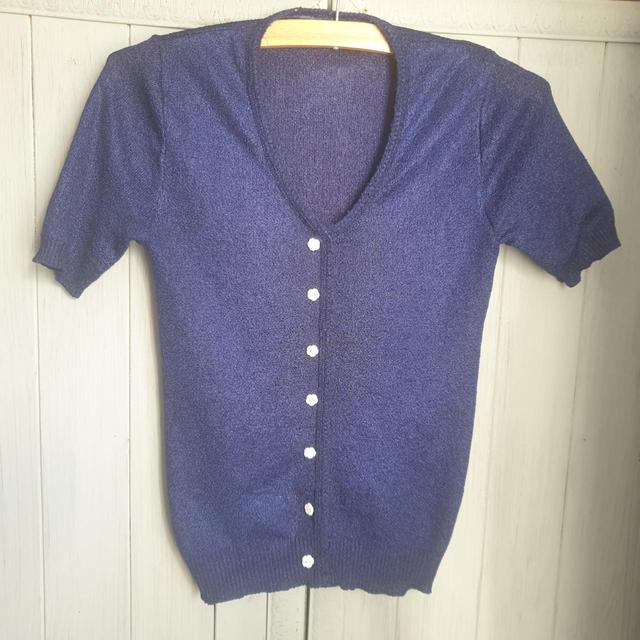 Vintage Women's Jumper - Navy/Blue - 8 on Productcaster.