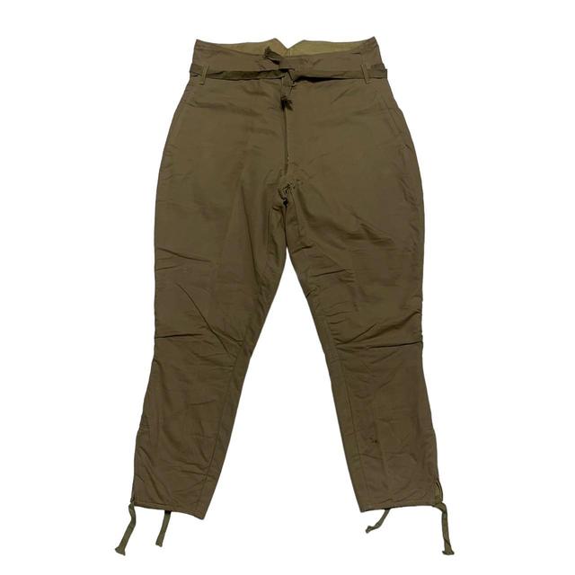 Vintage Men's Cargo Trousers - Green - 33" on Productcaster.