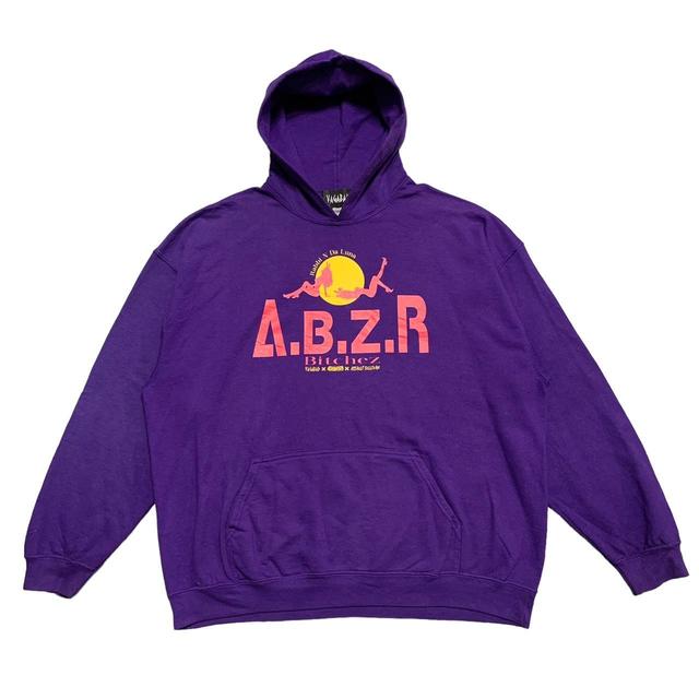 Vintage Men's Hoodie - Purple - XL on Productcaster.