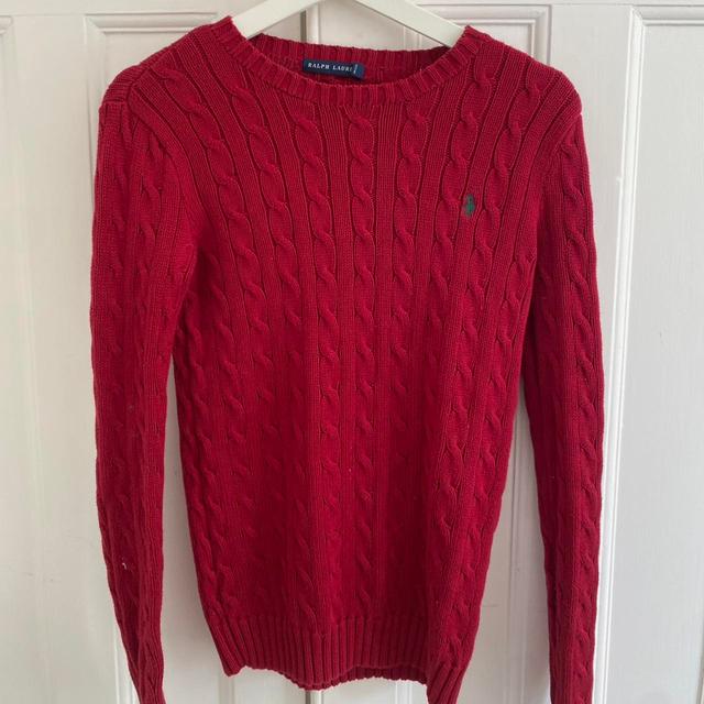 Ralph Lauren Women's Jumper - Red - XS on Productcaster.