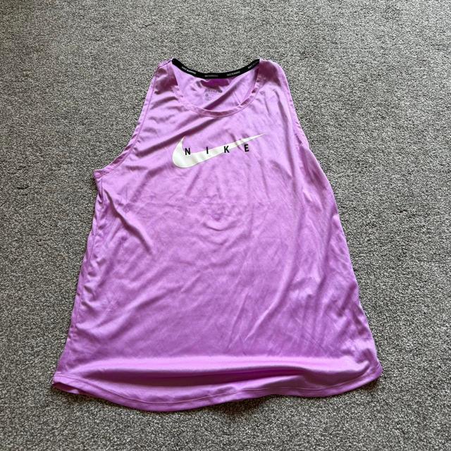 Nike Women's Vest - Purple/Pink - S on Productcaster.