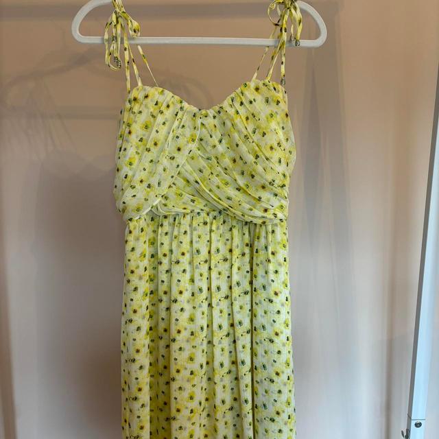 The Kooples Women's Dress - Yellow - XS on Productcaster.