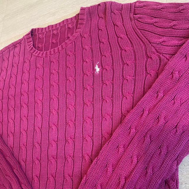 Polo Ralph Lauren Women's Jumper - Pink - 10 on Productcaster.