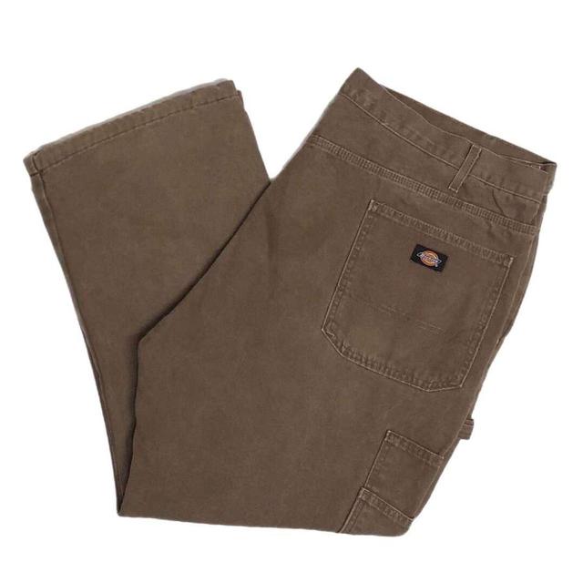 Dickies Men's Wide leg Trousers - Brown - 44" on Productcaster.