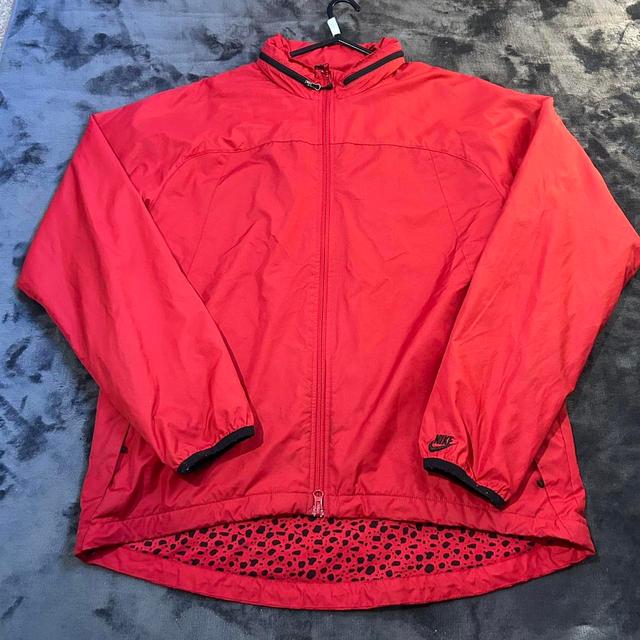 Nike Women's Lightweight Jacket - Red - UK 12 on Productcaster.