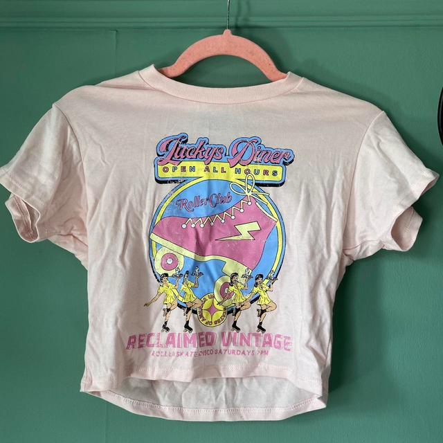 Reclaimed Vintage Women's Crop top - Pink - S on Productcaster.