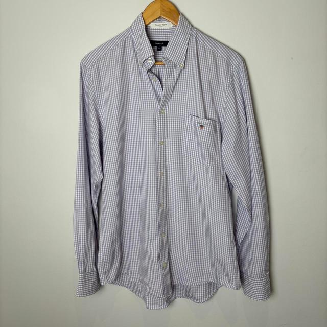 GANT Men's Shirt - White - M on Productcaster.