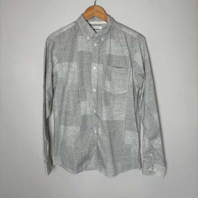 Norse Projects Men's Shirt - Black/White - M on Productcaster.