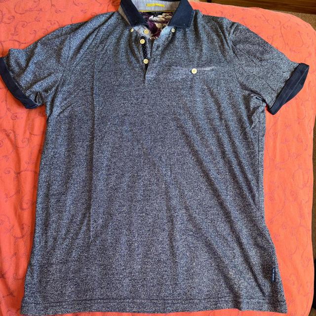 Ted Baker Men's Polo shirt - Navy/Blue - M on Productcaster.