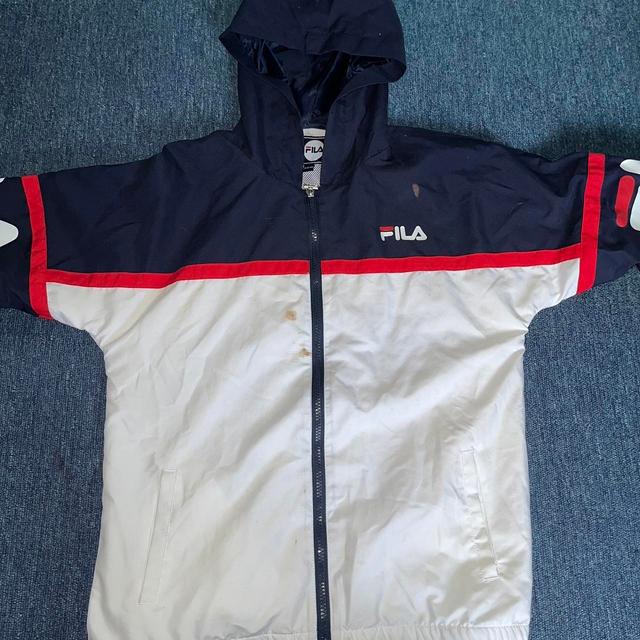 Fila Men's Hoodie - White - S on Productcaster.