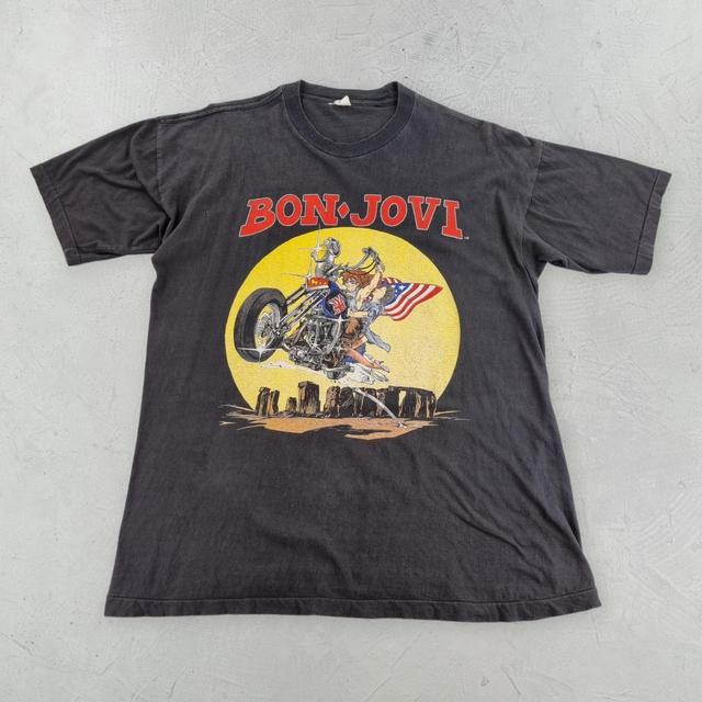 Vintage Men's T-shirt - Black - XL on Productcaster.