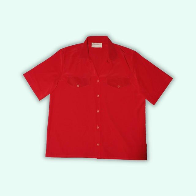 Vintage Women's Shirt - Red - 14 on Productcaster.