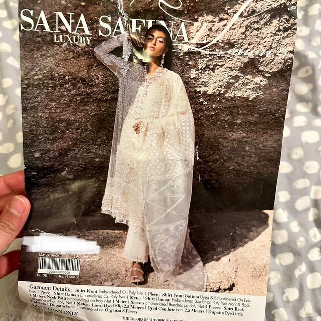 Suffuse by Sana Yasir Women's Fancy dress - Gold/Silver on Productcaster.