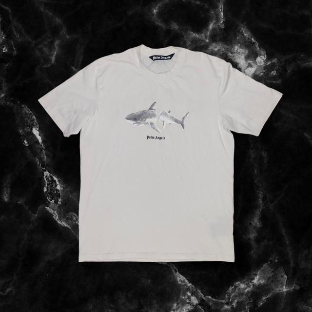 Palm Angels Men's T-shirt - White - XL on Productcaster.