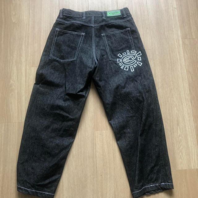 Always Do What You Should Do Men's Wide leg Jeans - Black - XL on Productcaster.