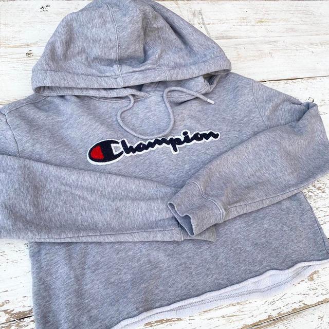 Champion Women's Hoodie - Grey - 6 on Productcaster.