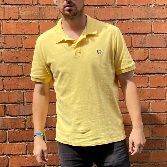 Chaps Men's Polo shirt - Yellow - L on Productcaster.