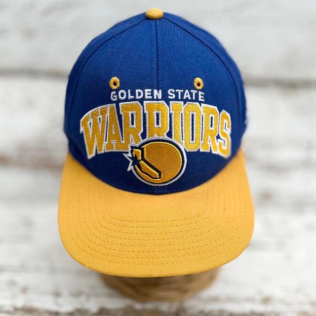 NBA Men's Caps - Blue/Yellow on Productcaster.